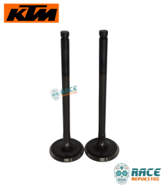Válvulas De Escape Delgadas Duke 200 / RC 200 Original KTM Válvulas De Escape Delgadas Duke 200 / RC 200 Original KTM