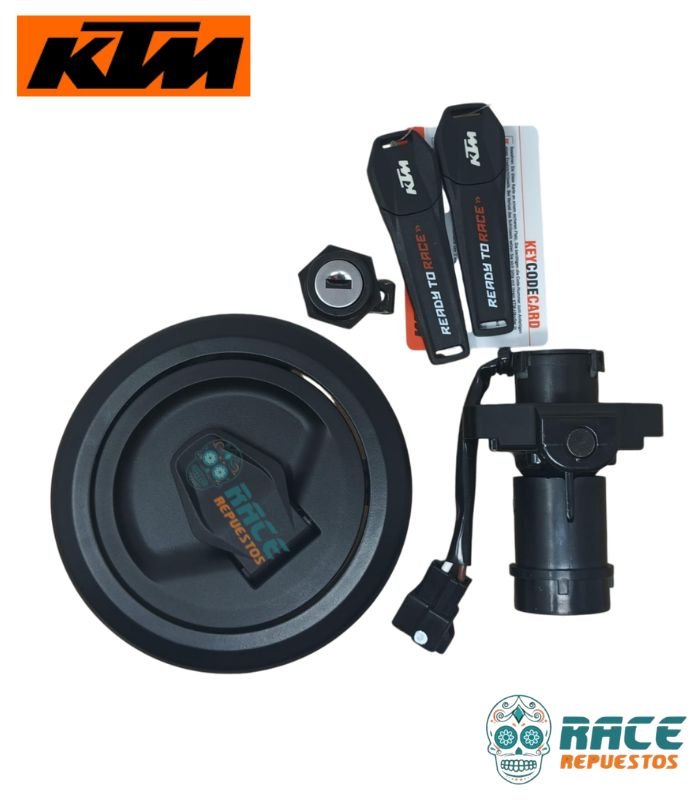 Kit Switch Encendido Completo Con Tapa Duke 250/390 GEN 3 / Adventure 250/390 / Enduro 390 Original KTM 