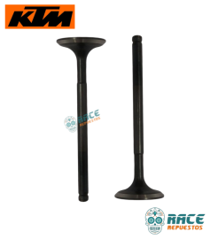 Válvulas De Escape Gruesas Duke 200 / RC 200 Original KTM Válvulas De Escape Gruesas Duke 200 / RC 200 Original KTM