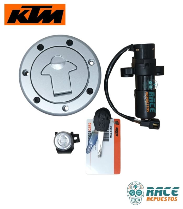Kit Switch Encendido Completo Con Tapa Duke 200 CLASICAS Original KTM 