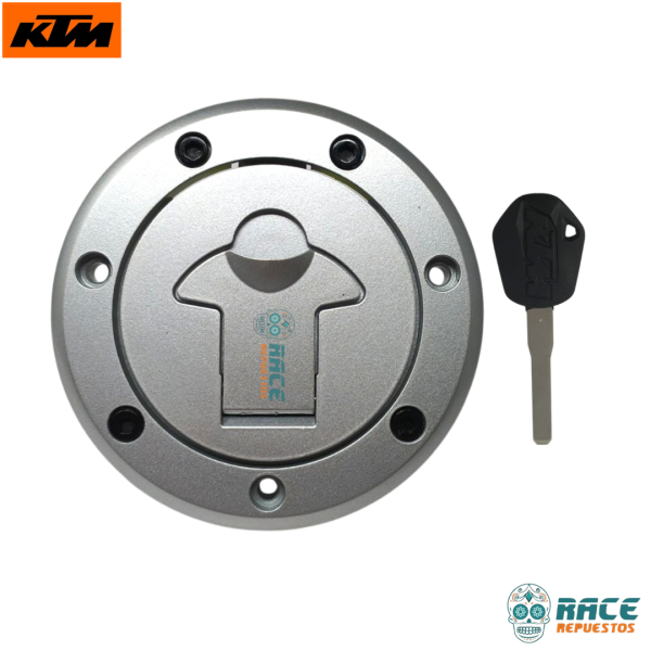 TAPA TANQUE GASOLINA y LLAVE DUKE 200 KTM ORIGINAL
