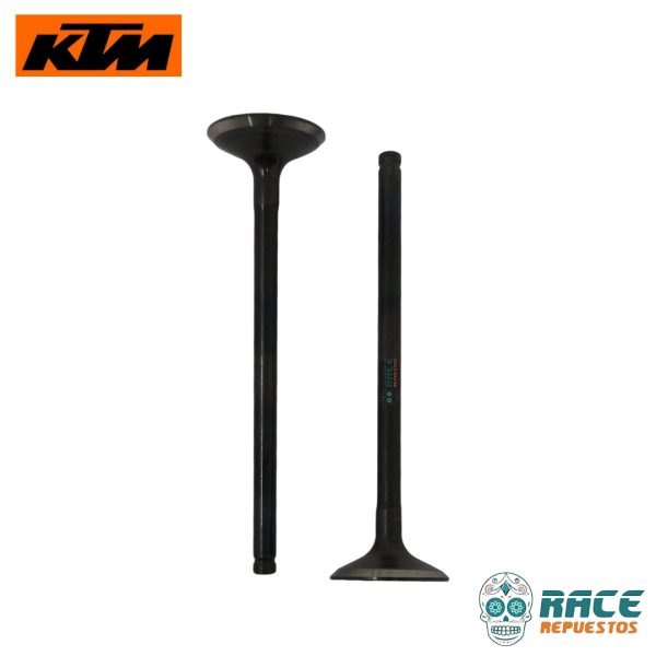 PAR VÁLVULAS ESCAPE DUKE 250 KTM Adventure Svartpilen ORIGINAL