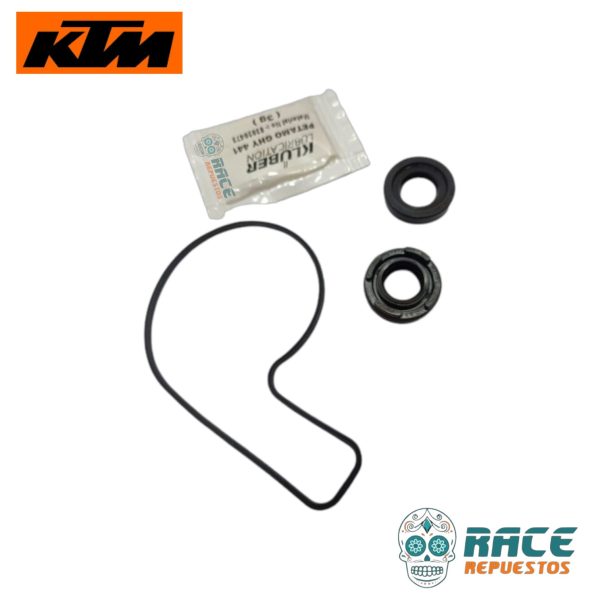EMPAQUE CUBIERTA BOMBA AGUA Y RETENES KTM DUKE 125 200 250 390 KTM RC 125 200 390 Svartpile Adventure ORIGINAL - Image 3