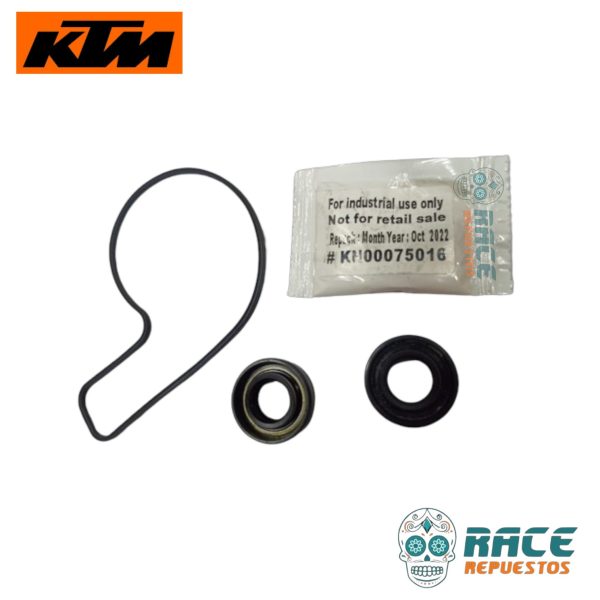 EMPAQUE CUBIERTA BOMBA AGUA Y RETENES KTM DUKE 125 200 250 390 KTM RC 125 200 390 Svartpile Adventure ORIGINAL - Image 4