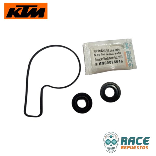 EMPAQUE CUBIERTA BOMBA AGUA Y RETENES KTM DUKE 125 200 250 390 KTM RC 125 200 390 Svartpile Adventure ORIGINAL - Image 5