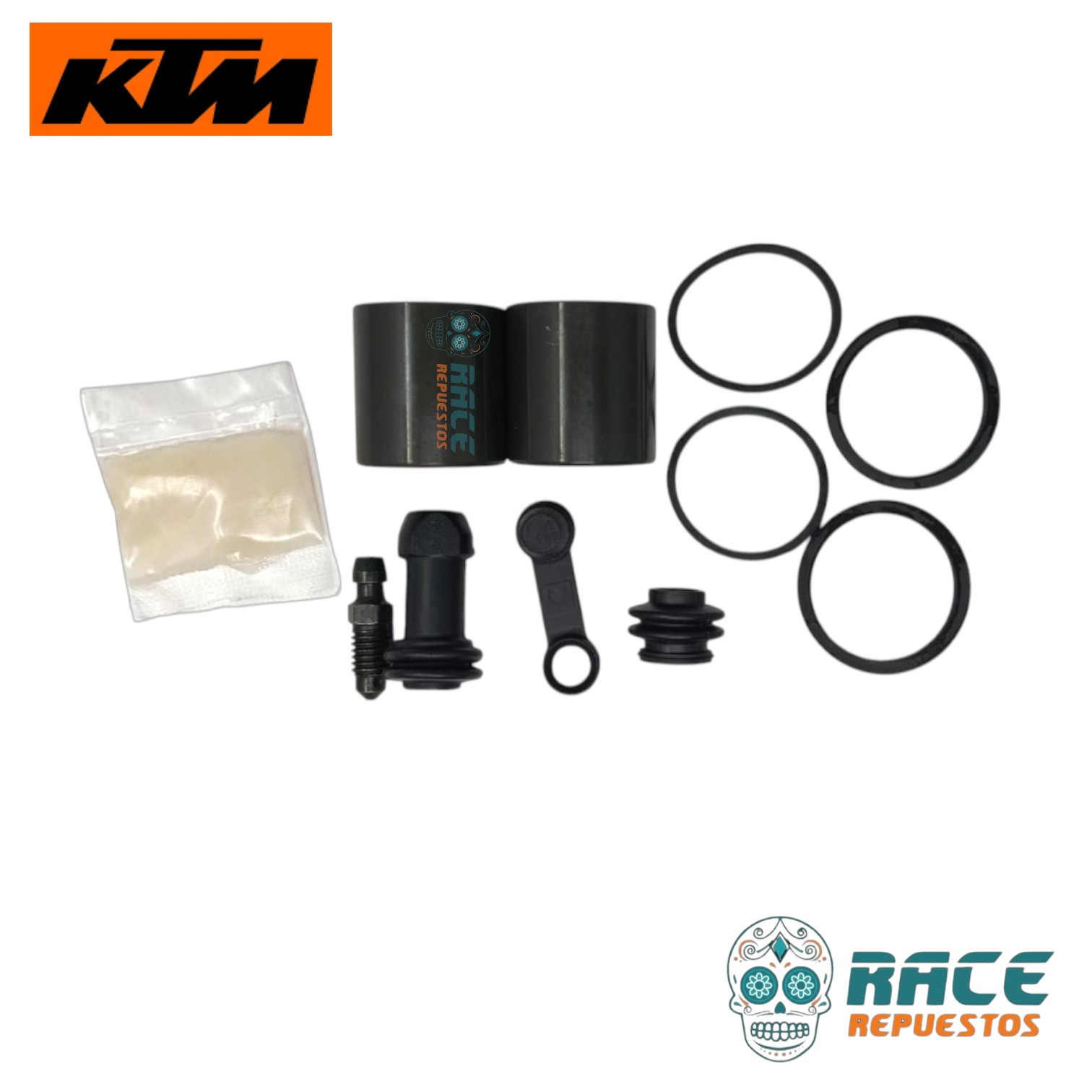 KIT REPARACION CALIPER FRENO TRASERO (SIN PISTON) KTM DUKE 200 390 RC 125 200 390 - Image 2
