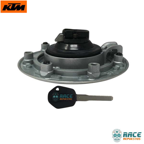 TAPA TANQUE GASOLINA y LLAVE DUKE 200 KTM ORIGINAL - Image 2
