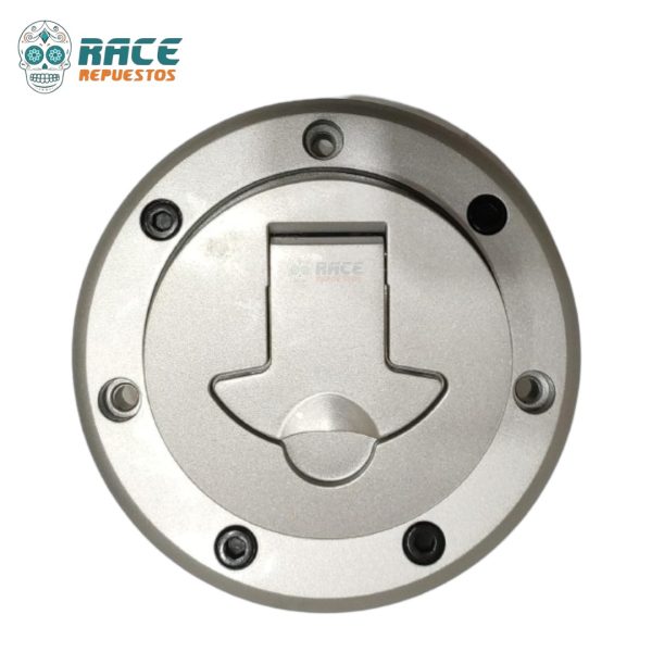 TAPA TANQUE BENCINA GASOLINA KTM DUKE 200 DUKE 390 ORIGINAL (PLATEADO) - Image 2