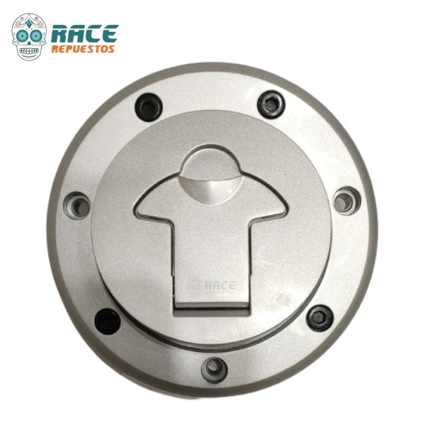 TAPA TANQUE BENCINA GASOLINA KTM DUKE 200 DUKE 390 ORIGINAL (PLATEADO)