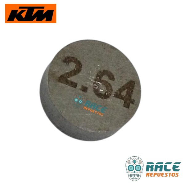 PASTILLAS DE REGULACIÓN 2.64mm KTM DUKE 200 KTM RC 200 ARANDELA AJUSTE VÁLVULA - Image 2