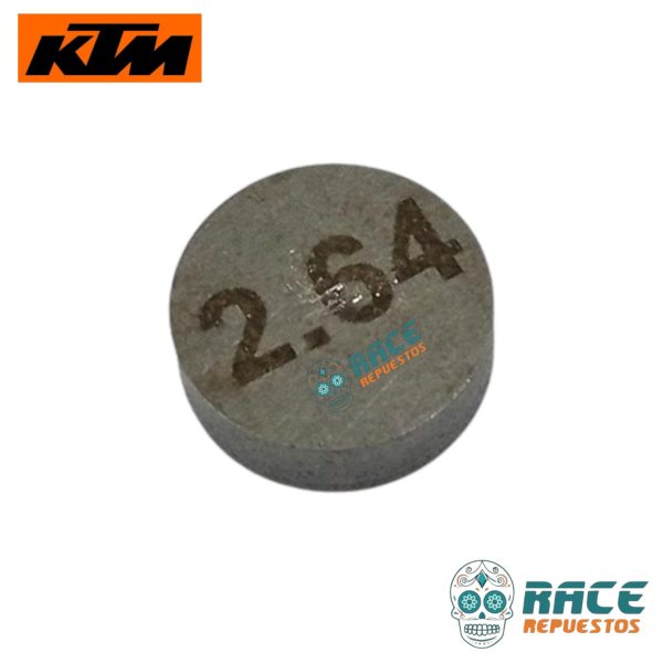 PASTILLAS DE REGULACIÓN 2.64mm KTM DUKE 200 KTM RC 200 ARANDELA AJUSTE VÁLVULA