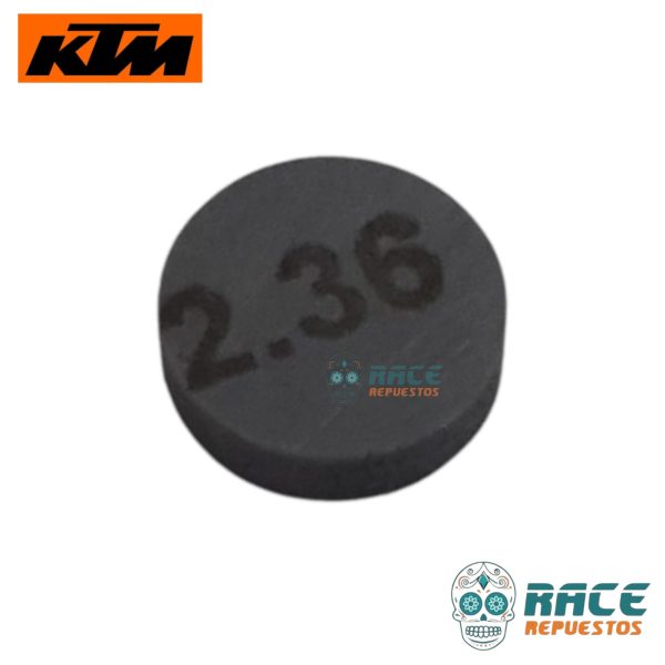 PASTILLAS DE REGULACIÓN 2.36mm KTM DUKE 200 KTM RC 200 ARANDELA AJUSTE VALVULA - Image 2