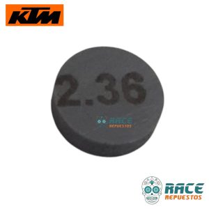 PASTILLAS DE REGULACIÓN 2.36mm KTM DUKE 200 KTM RC 200 ARANDELA AJUSTE VALVULA