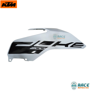 Tapa Tanque Derecha KTM Duke 200ng Blanca Ceramica (Cubierta Gasolina)