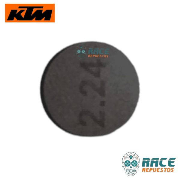 PASTILLAS DE REGULACION 2.24mm KTM DUKE 250 390 KTM RC 390 y Adventure Svartpilen ARANDELA AJUSTE VALVULA