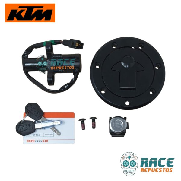 KIT CHAPA ENCENDIDO COMPLETO KTM RC 200 RC 390 MOD. NUEVOS - Image 10