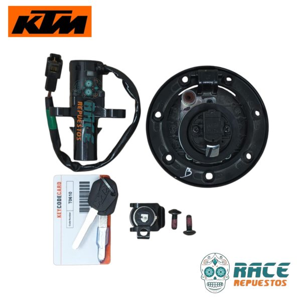 KIT CHAPA ENCENDIDO COMPLETO KTM RC 200 RC 390 MOD. NUEVOS - Image 4