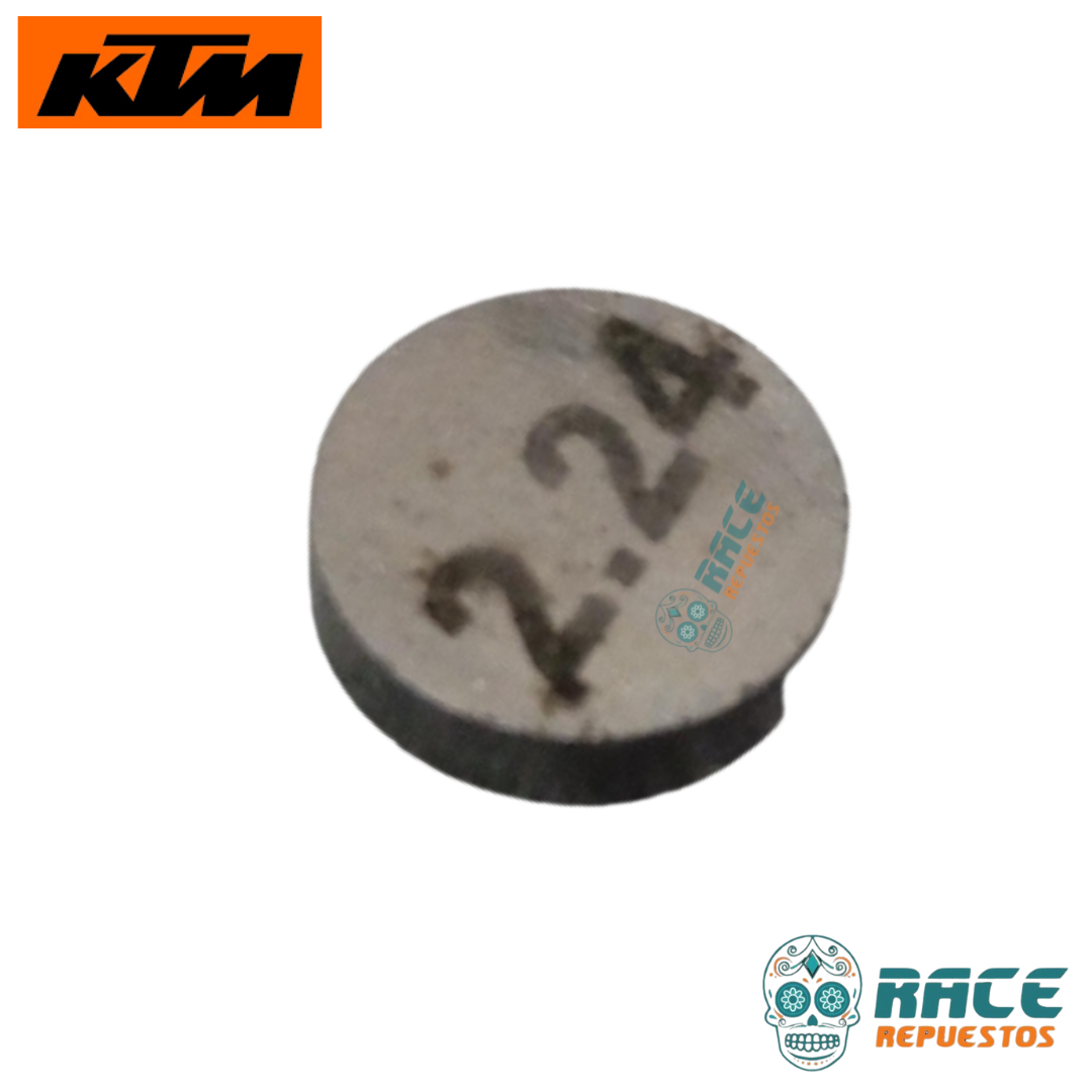 PASTILLAS DE REGULACIÓN 2.24mm KTM DUKE 125 200 RC 125 200 ARANDELA AJUSTE VÁLVULA