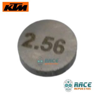 PASTILLAS DE REGULACIÓN 2.56mm KTM DUKE 250 390 RC 390 Adventure (ARANDELA AJUSTE VÁLVULA)