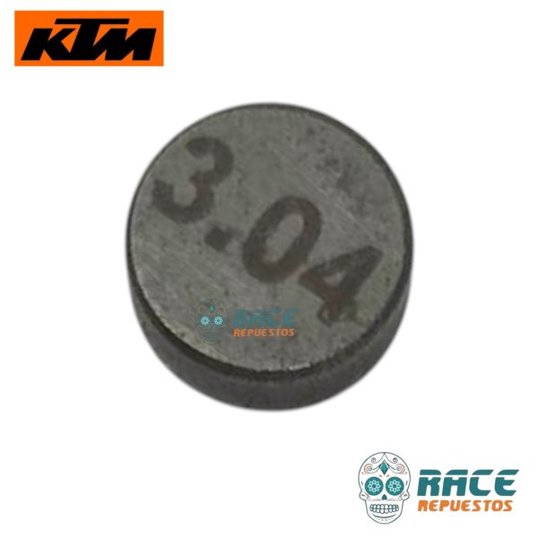 PASTILLA REGULACIÓN 3.04mm KTM DUKE 125 200 KTM RC 125 RC 200 (ARANDELA AJUSTE VÁLVULA) - Image 5