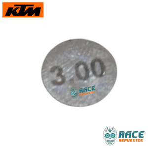 PASTILLAS DE REGULACIÓN 3.0mm KTM DUKE 250 390 RC 390 Adventure ARANDELA AJUSTE VÁLVULA