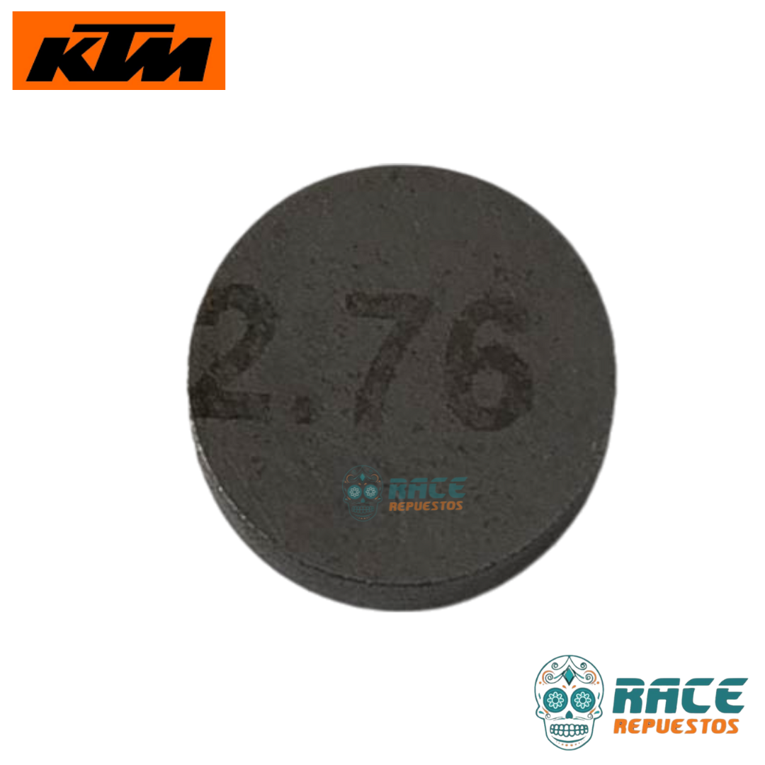 PASTILLAS DE REGULACIÓN 2.76mm KTM DUKE 125 200 RC 125 200 ARANDELA AJUSTE VÁLVULA