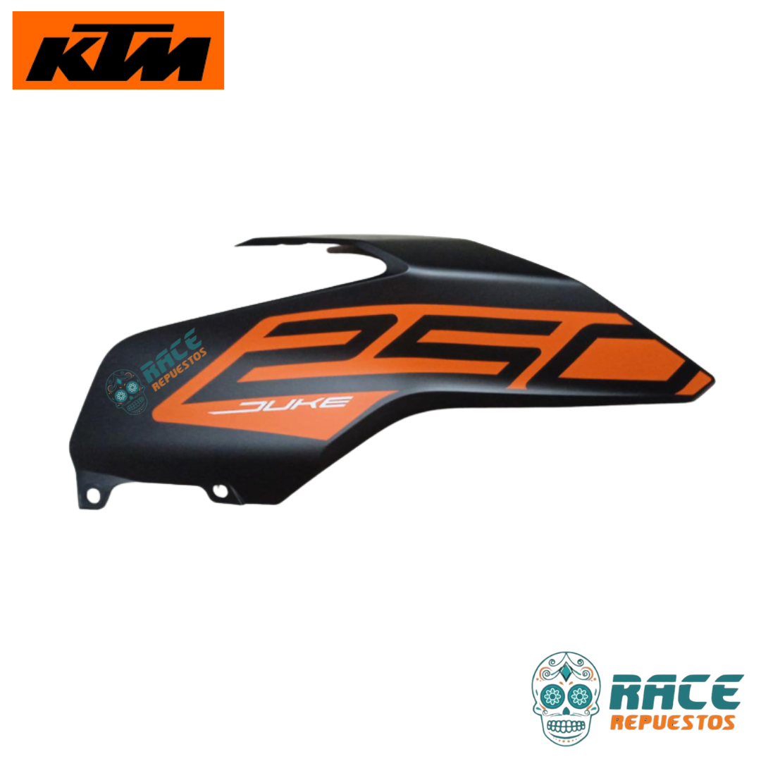 Tapa Tanque Derecho Negro KTM DUKE 250 MOD. NUEVOS