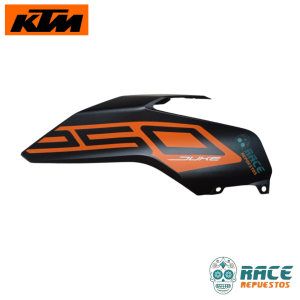 Tapa Tanque Izquierdo Negro KTM DUKE 250 MOD. NUEVOS