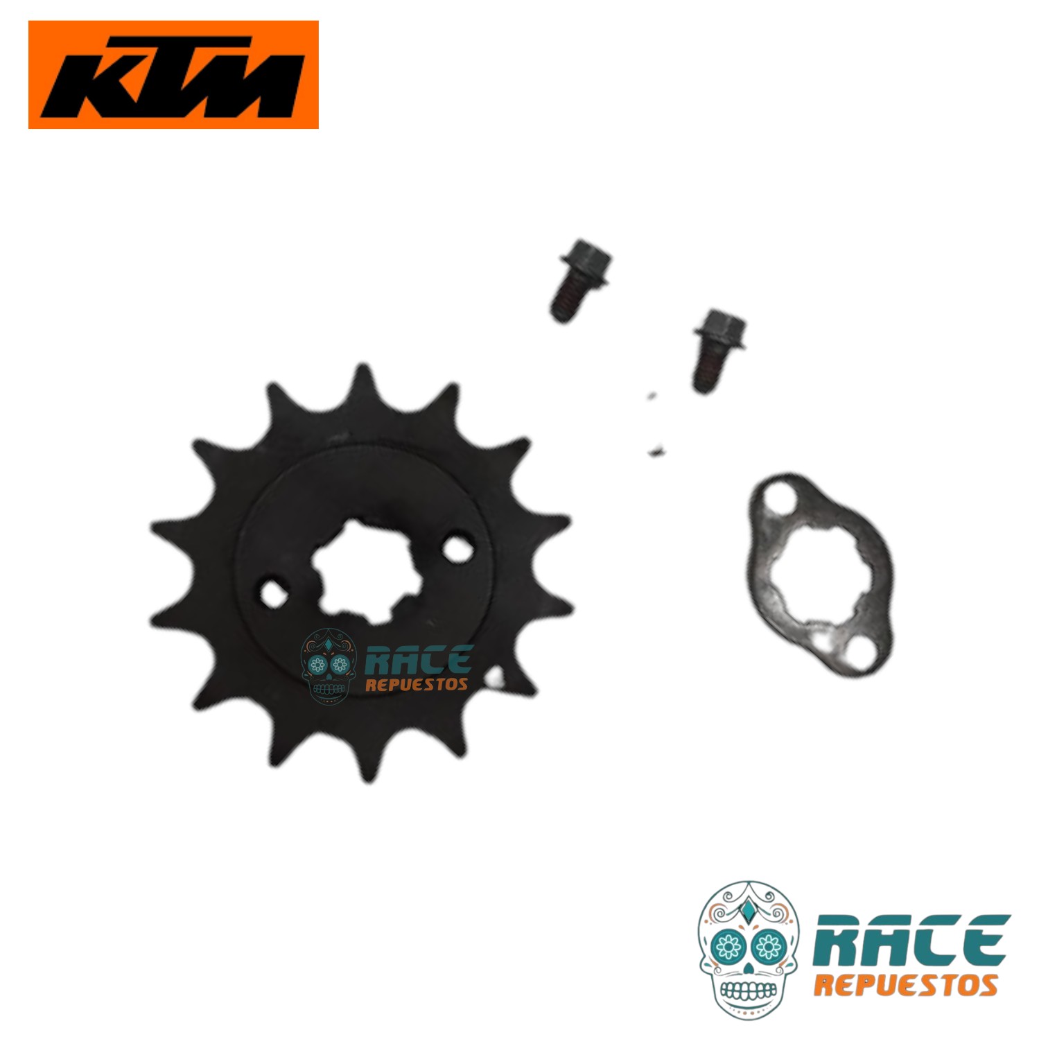Set Piñón Ataque Salida y Arandela KTM DUKE 125 200 KTM RC 125 RC 200 Original - Image 6