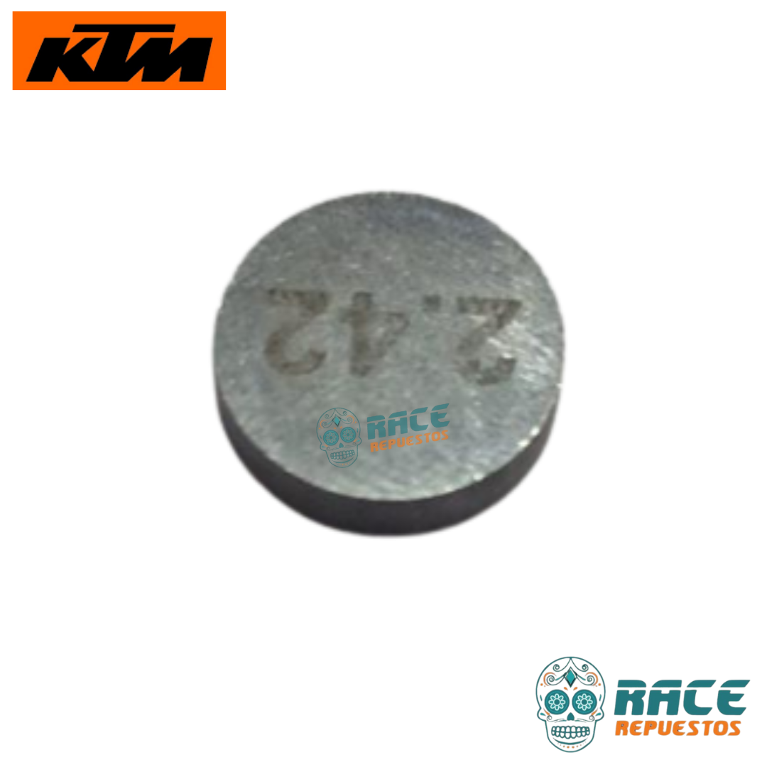 PASTILLAS DE REGULACIÓN 2.42mm KTM DUKE 125 200 RC 125 200 ARANDELA AJUSTE VÁLVULA - Image 5