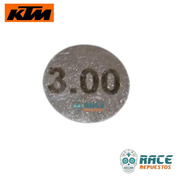 PASTILLAS DE REGULACIÓN 3.00mm KTM DUKE 200 KTM RC 200 ARANDELA AJUSTE VÁLVULA - Image 6