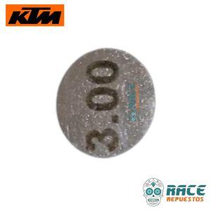 PASTILLAS DE REGULACIÓN 3.00mm KTM DUKE 200 KTM RC 200 ARANDELA AJUSTE VÁLVULA