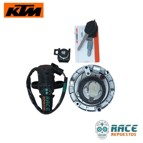 KIT CHAPAS ENCENDIDO GRIS KTM ADVENTURE 250 390 ORIGINAL - Image 2