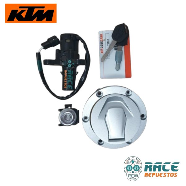 KIT CHAPAS ENCENDIDO GRIS KTM ADVENTURE 250 390 ORIGINAL - Image 10
