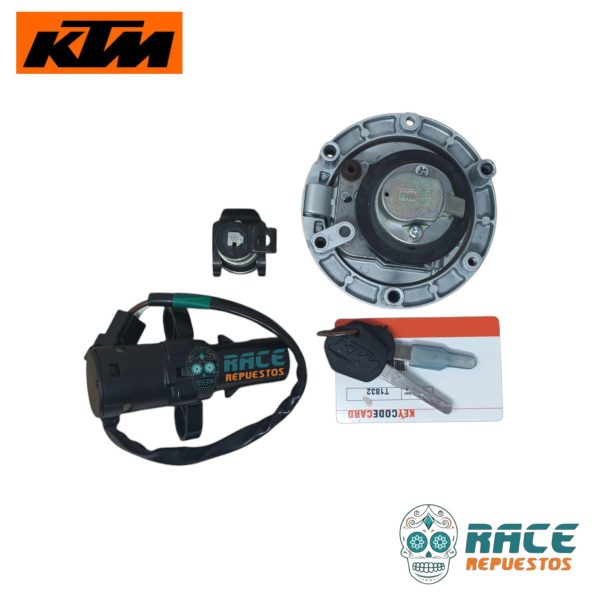 KIT CHAPAS ENCENDIDO GRIS KTM ADVENTURE 250 390 ORIGINAL - Image 3