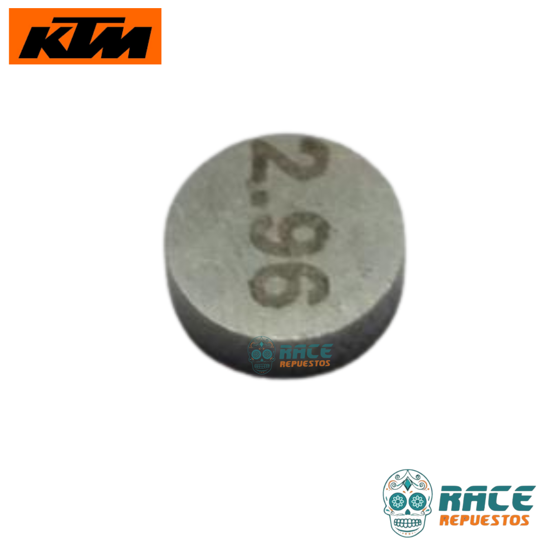 PASTILLAS DE REGULACIÓN 2.96mm KTM DUKE 125 200 KTM RC 125 200 ARANDELA AJUSTE VÁLVULA - Image 4
