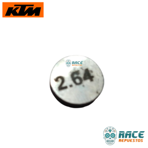 PASTILLAS DE REGULACIÓN 2.64mm KTM DUKE 250 390 RC 390 Adventure ARANDELA AJUSTE VÁLVULA