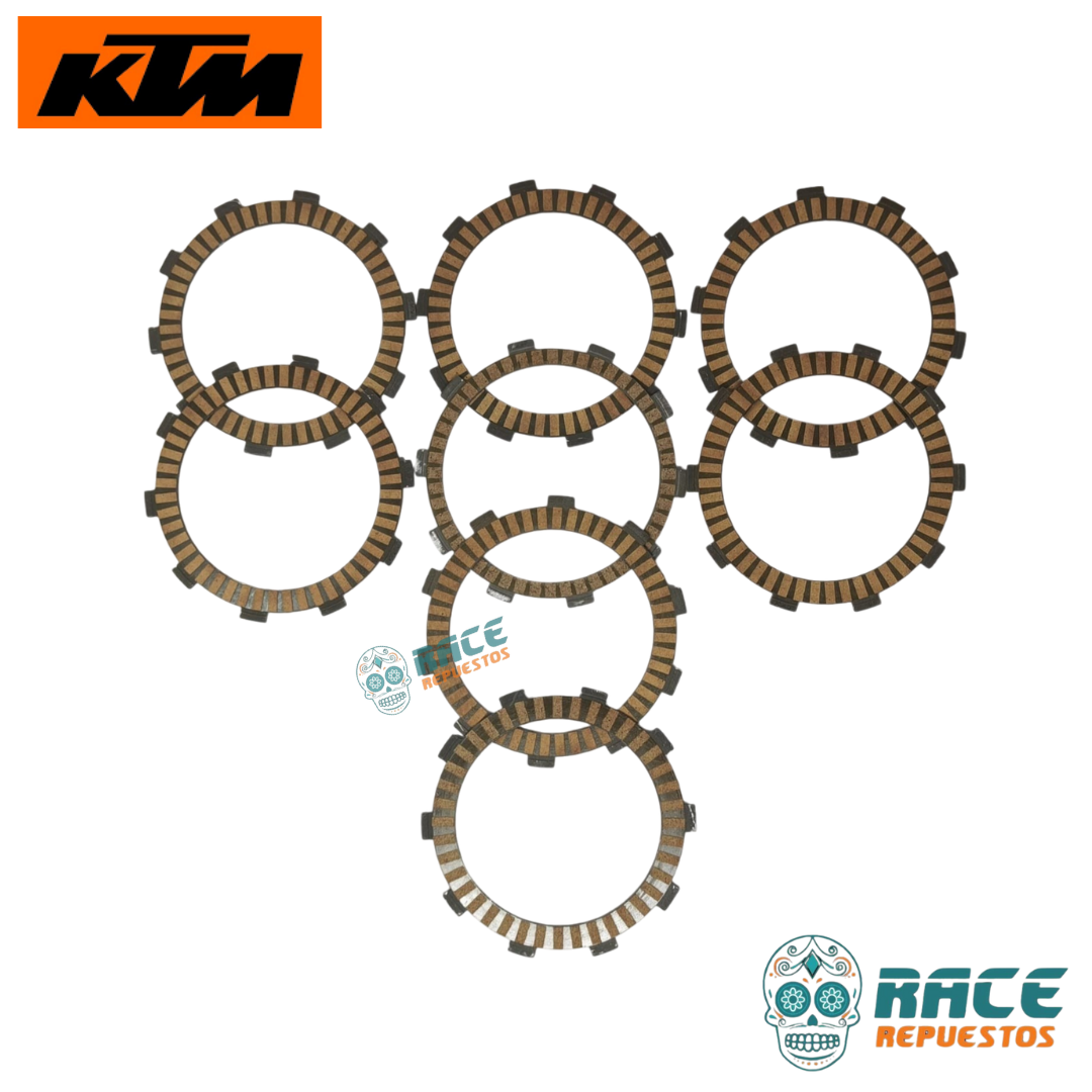 KIT DISCOS DE EMBRAGUE KTM DUKE 390 KTM RC 390 MOD. VIEJOS