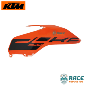 TAPA GASOLINA DERECHO NARANJA KTM DUKE 200 2020-2023