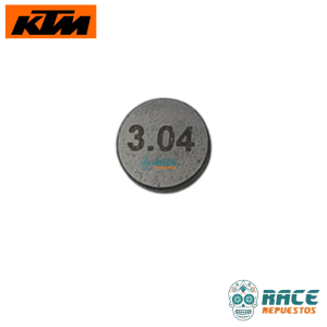 PASTILLAS DE REGULACIÓN 3.04mm DUKE 250 390 RC 390 Adventure Svartpilen ARANDELA AJUSTE VÁLVULA