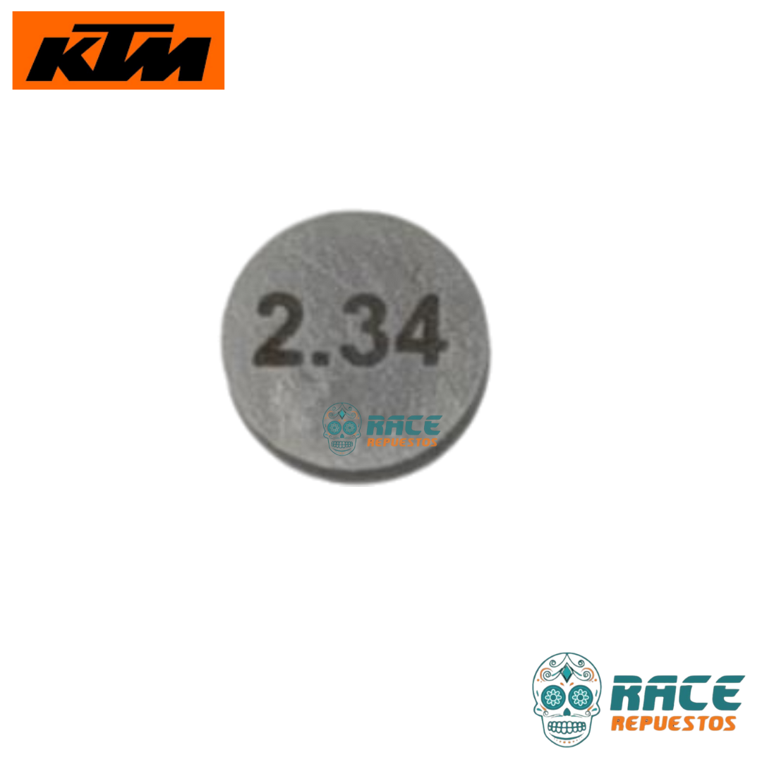 PASTILLAS DE REGULACIÓN 2.34mm KTM DUKE 250 390 RC 390 Adventure Svartpilen ARANDELA AJUSTE VÁLVULA - Image 7