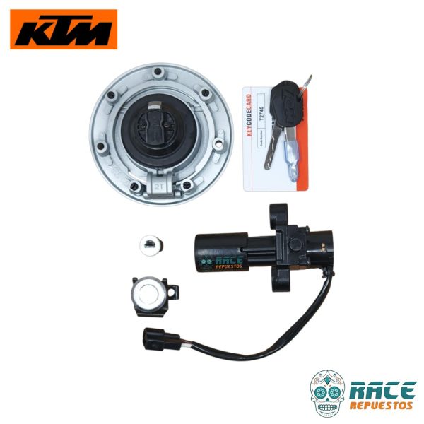 KIT SWICHE ENCENDIDO CHAPA KTM DUKE 200 KTM 390 CLÁSICA 2013-2016 - Image 2