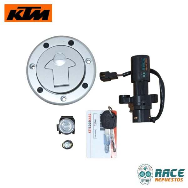 KIT SWICHE ENCENDIDO CHAPA KTM DUKE 200 KTM 390 CLÁSICA 2013-2016 - Image 7