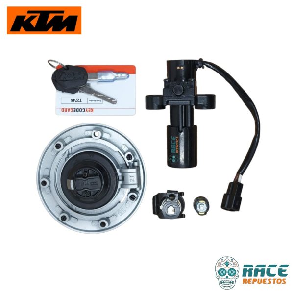KIT SWICHE ENCENDIDO CHAPA KTM DUKE 200 KTM 390 CLÁSICA 2013-2016 - Image 3