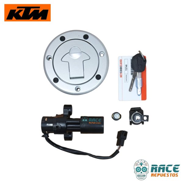 KIT SWICHE ENCENDIDO CHAPA KTM DUKE 200 KTM 390 CLÁSICA 2013-2016 - Image 5