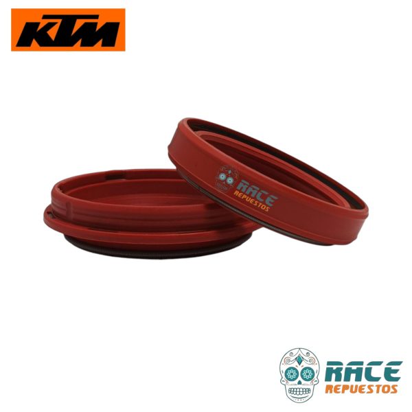 RETEN TELESCOPICAS SUSPENSION DELANTERO ROJO KTM DUKE KTM RC MOD. NUEVOS (con Polvo) - Image 6