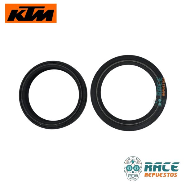 RETEN TELESCÓPICAS SUSPENSIÓN DELANTERO KTM GENERACION-3 DUKE Svartpilen Adventure (con Polvo) - Image 2