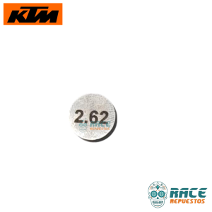 PASTILLAS DE REGULACIÓN 2.62mm KTM DUKE 250 390 RC 390 Adventure Svartpilen ARANDELA AJUSTE VÁLVULA