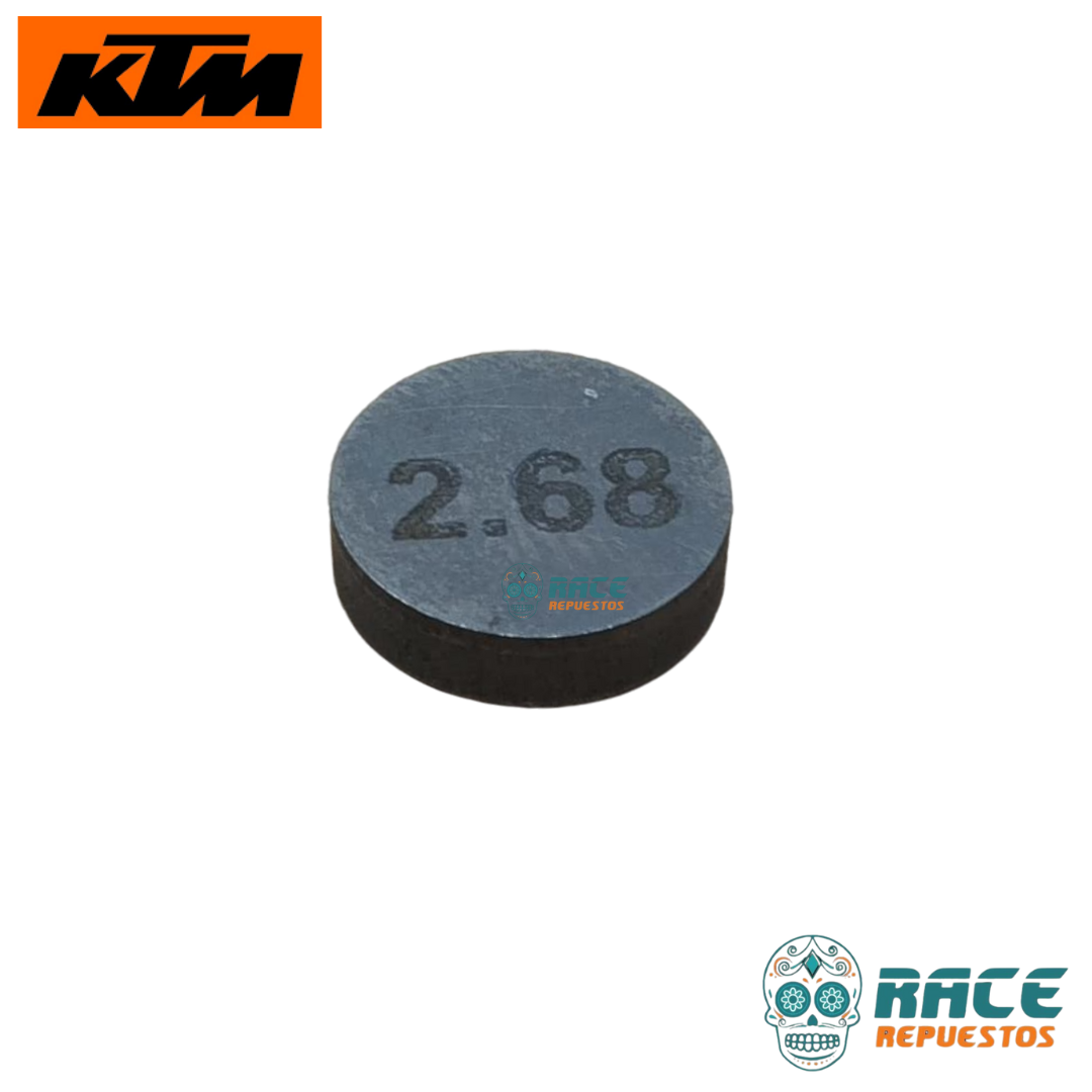 PASTILLAS DE REGULACIÓN 2.68mm KTM DUKE 250 KTM 390 RC 390 Adventure Svartpilen ARANDELA AJUSTE VÁLVULA - Image 3