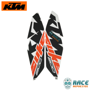 CALCOMANIA KTM DUKE 200 CLASICA (NEGRA NARANJA)